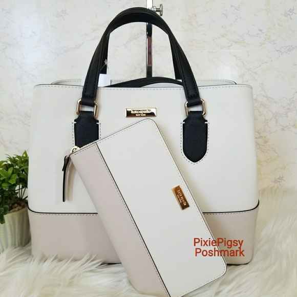 kate spade Handbags - Kate Spade Bag Neda Wallet Set Evangelie Two Tone